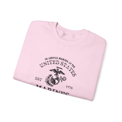 In-service Member of the United States Est 1775 Marines  Sweatshirt