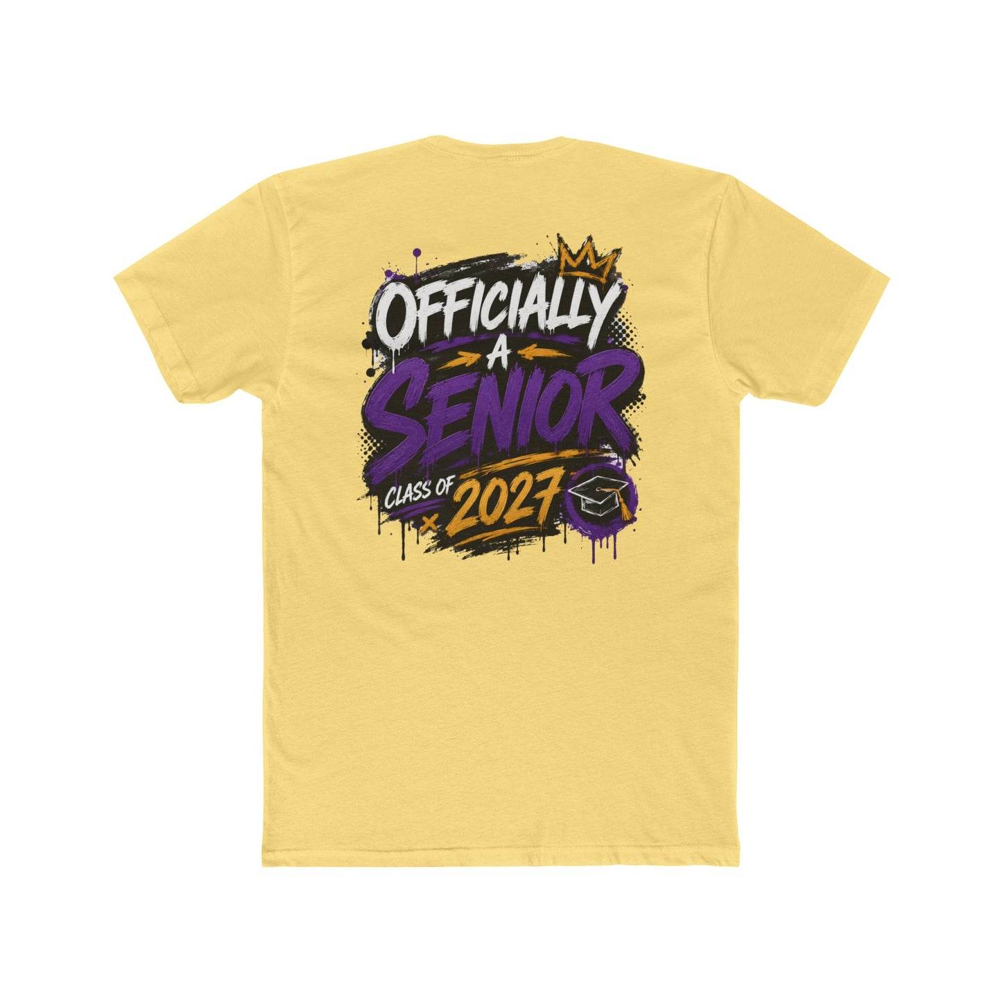 Officially A Senior Class of 2027 T-Shirt — Graduation Tee for High School Seniors