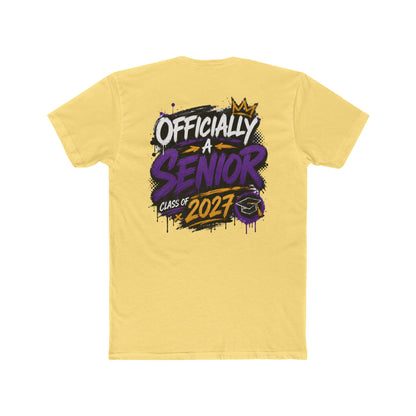 Officially A Senior Class of 2027 T-Shirt — Graduation Tee for High School Seniors