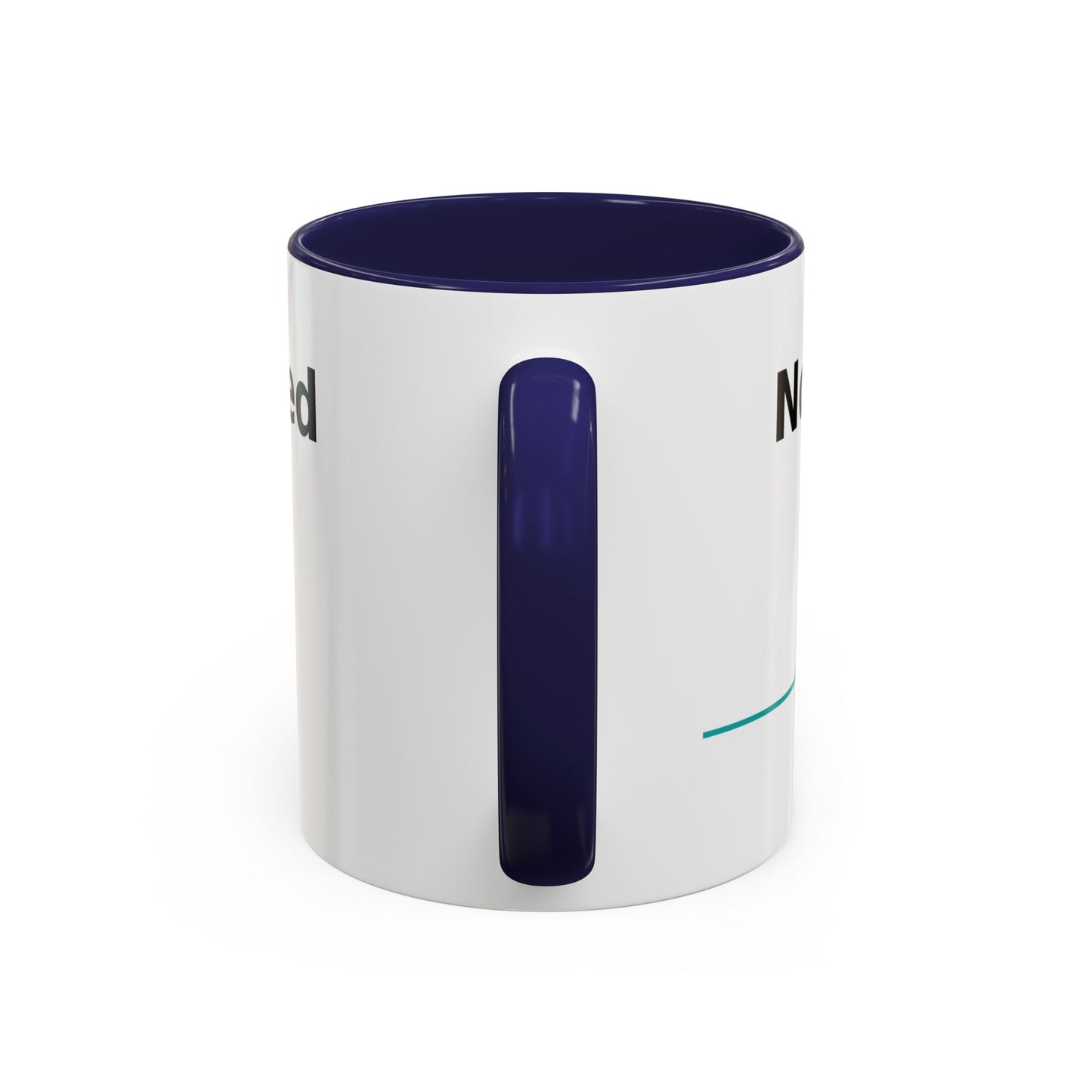 Accent Coffee Mug — "No Weapon Formed Shall Prosper" Isaiah 54:17 Inspirational Christian Mug