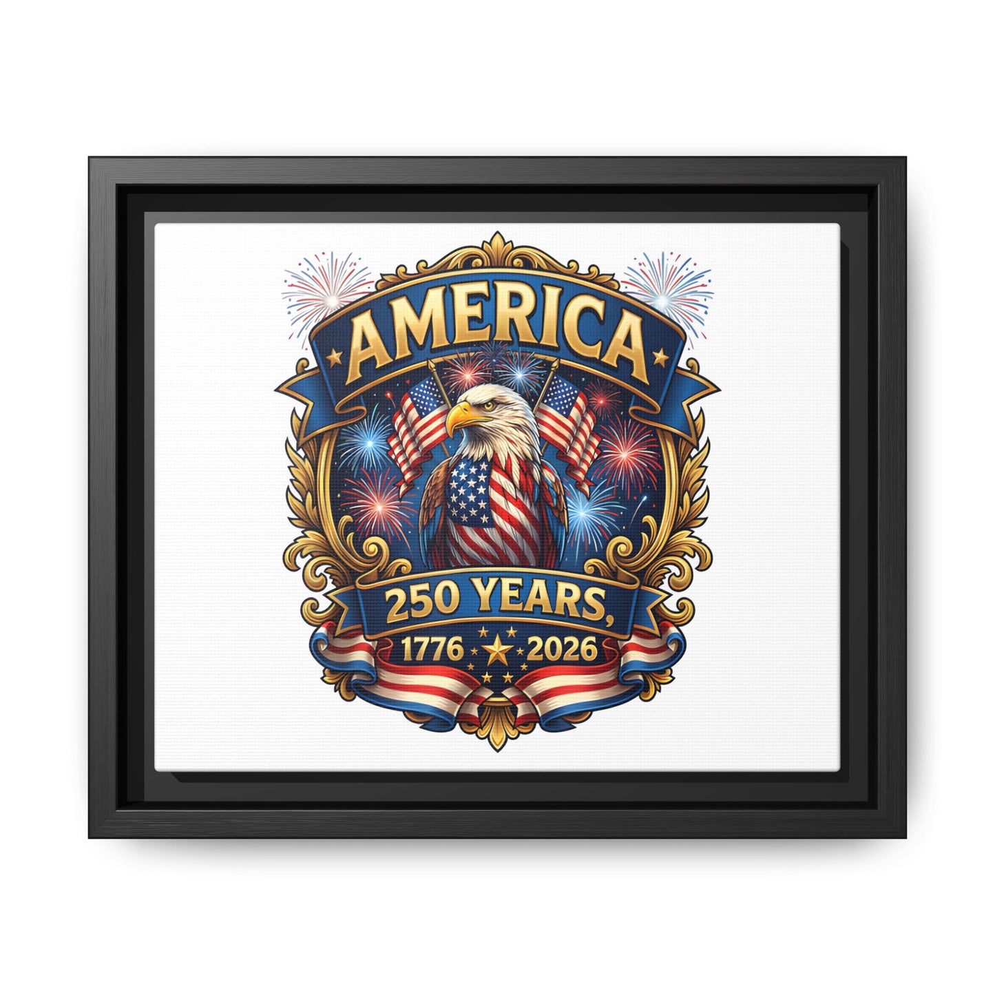 Matte Canvas, Framed (Multi-color)
