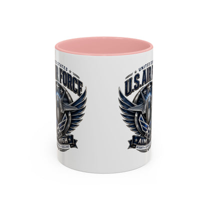 U.S. Air Force Aim High Accent Coffee Mug (11/15oz)