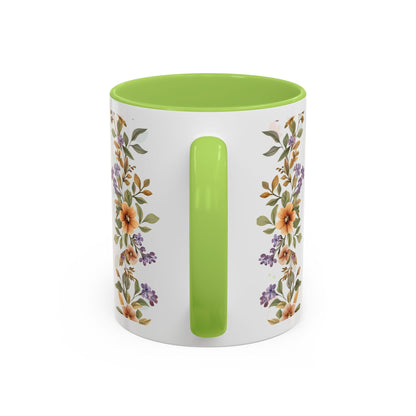 Mom Floral Coffee Mug — "Mom: The Quiet Strength..." Sentimental Mother's Day Gift (11/15oz)