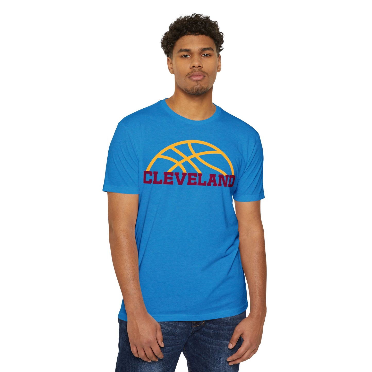 Cleveland  T-Shirt — Retro Hoop Team Tee