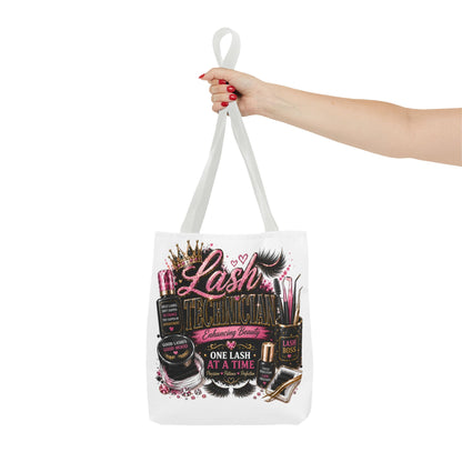 Lash Technician Tote Bag – 'One Lash at a Time' Beauty Cosmetics Canvas Tote