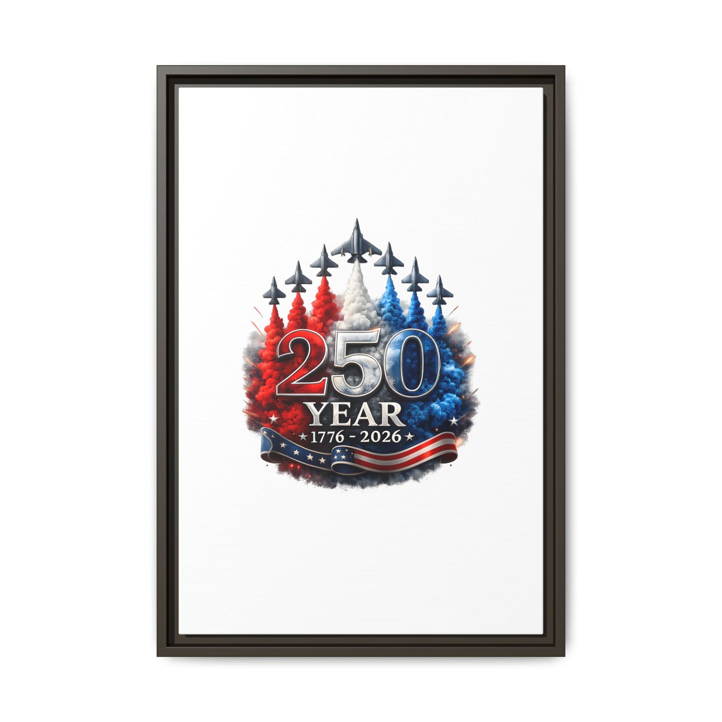 Matte Canvas, Framed (Multi-color)