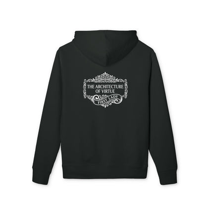 Hoodie — The Architecture of Virtue Vintage Crest Pullover