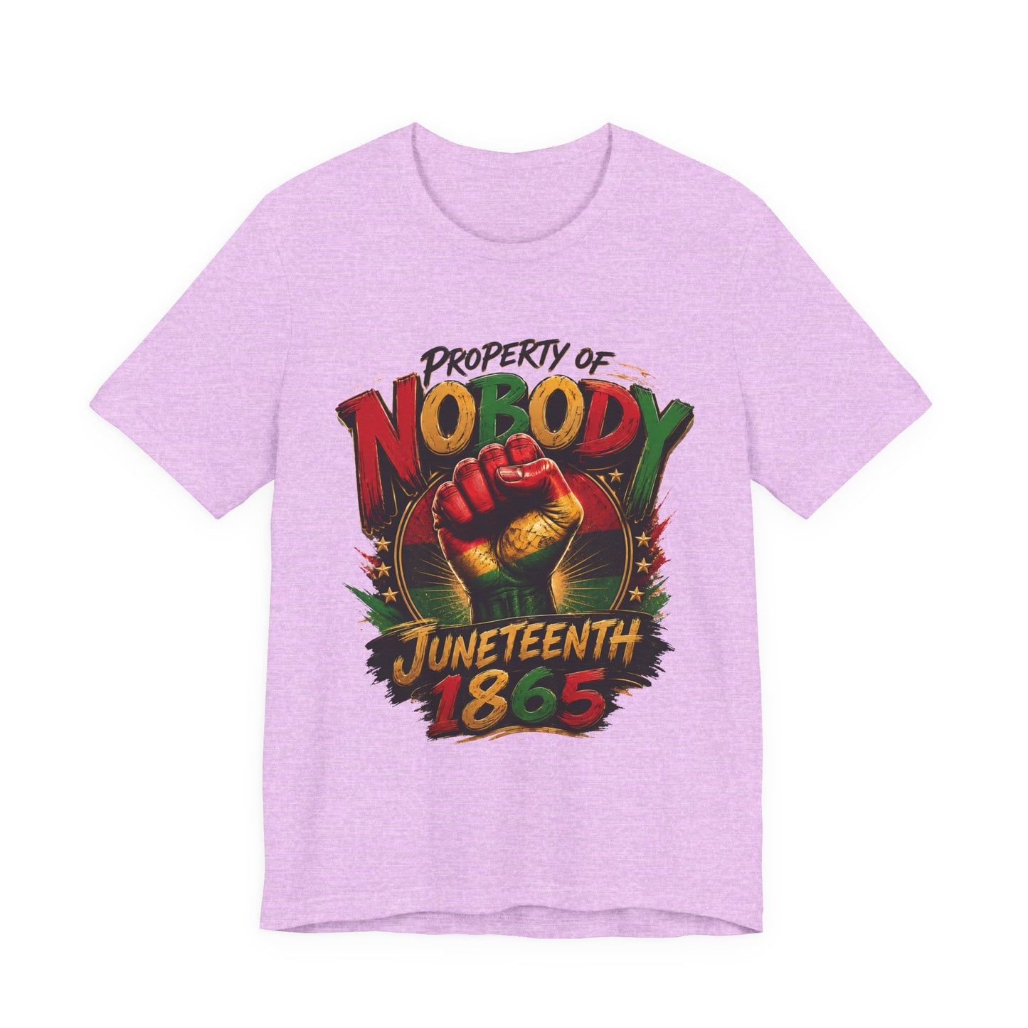 Juneteenth 'Property of Nobody' Graphic Tee — Juneteenth 1865 Celebration Shirt