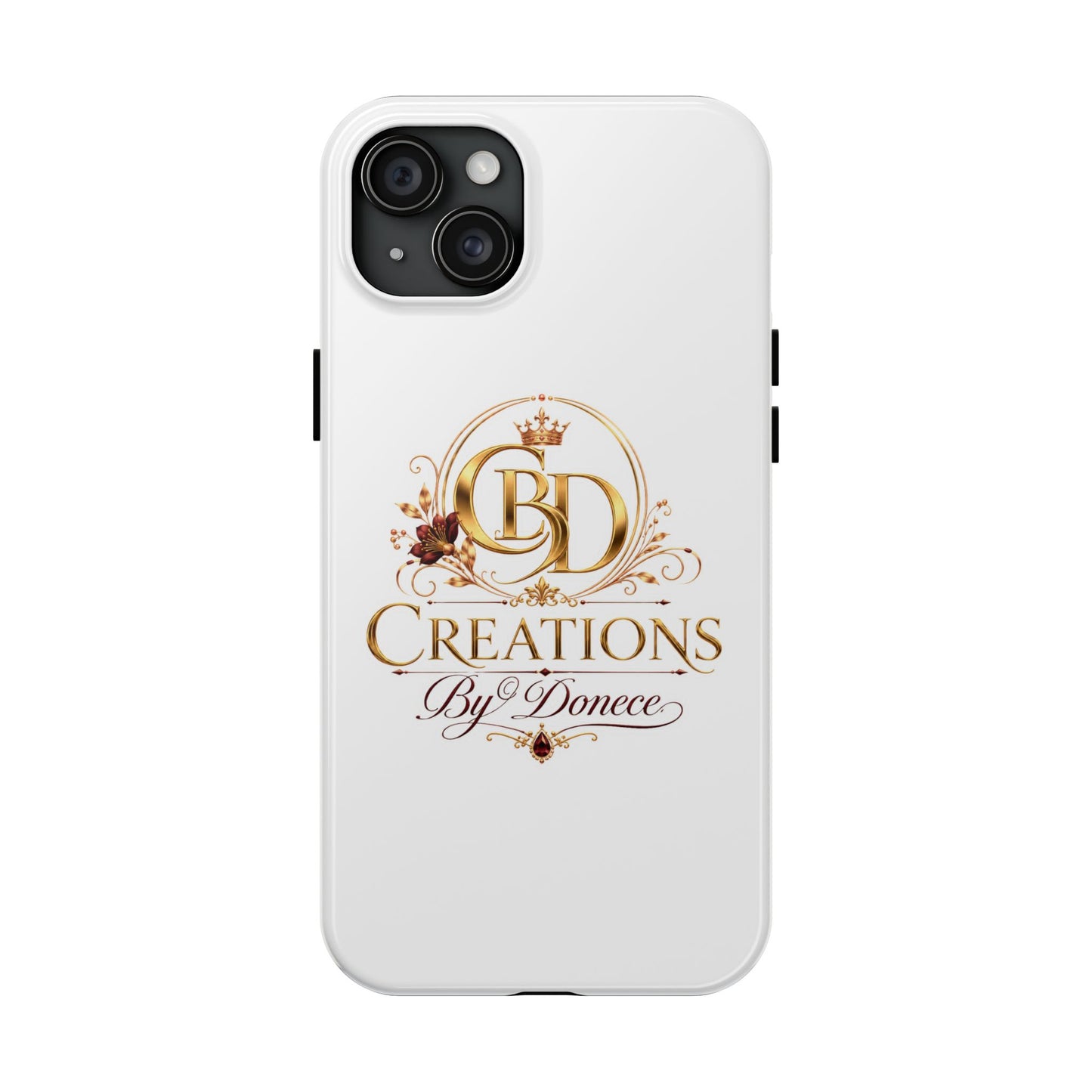 BD Creations By Donece Elegant Logo Tough Phone Case — Protective iPhone Cover