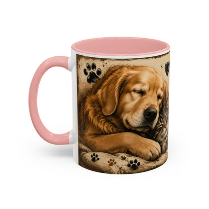 Coffee Mug – "A House Is Not A Home Without Paws" Pet Lover Accent Mug