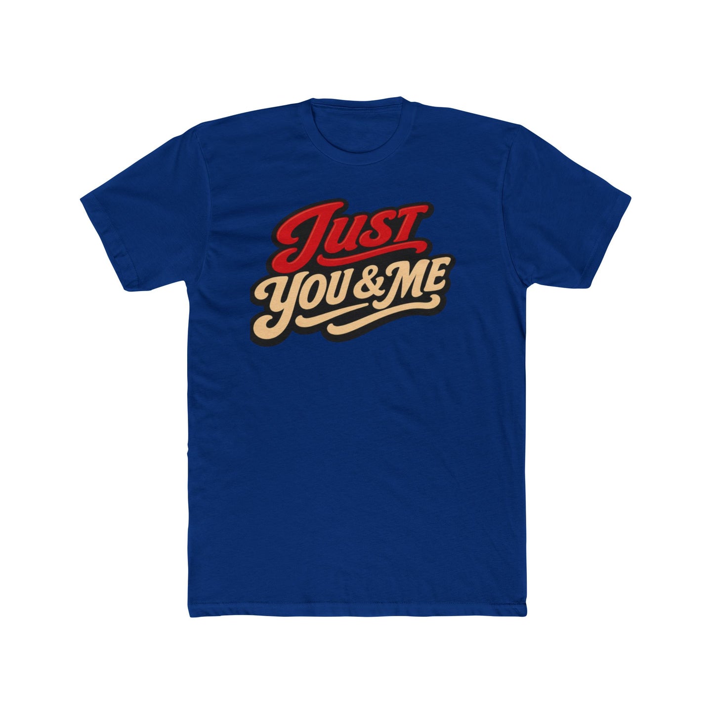 Just You & Me Graphic Tee — Retro Couples Love Shirt