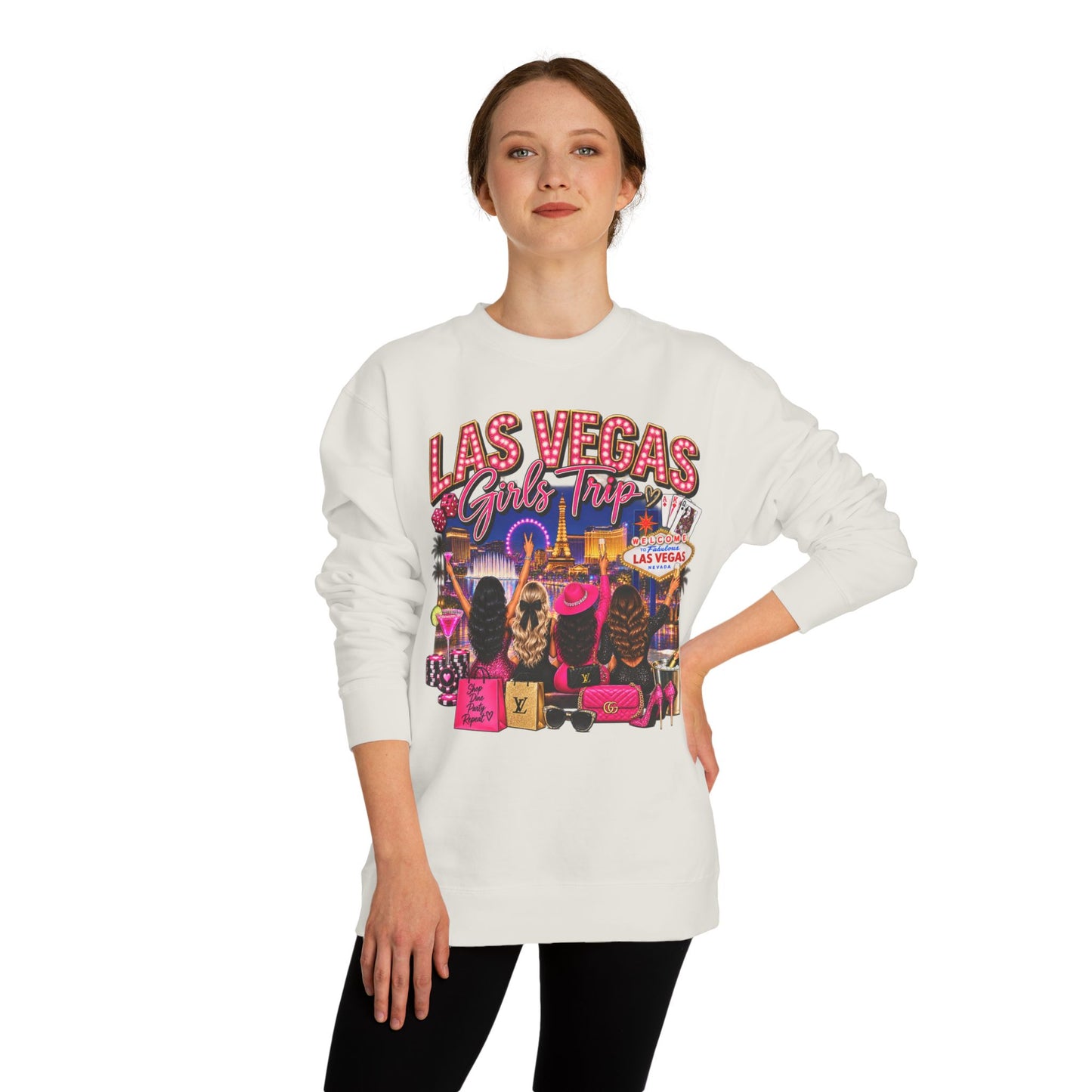 Las Vegas Girls Trip Sweatshirt — Vegas Bachelorette Party Crewneck