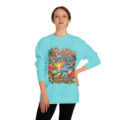 Besties Cruise Sweatshirt — Friends Tropical Vacation Pullover