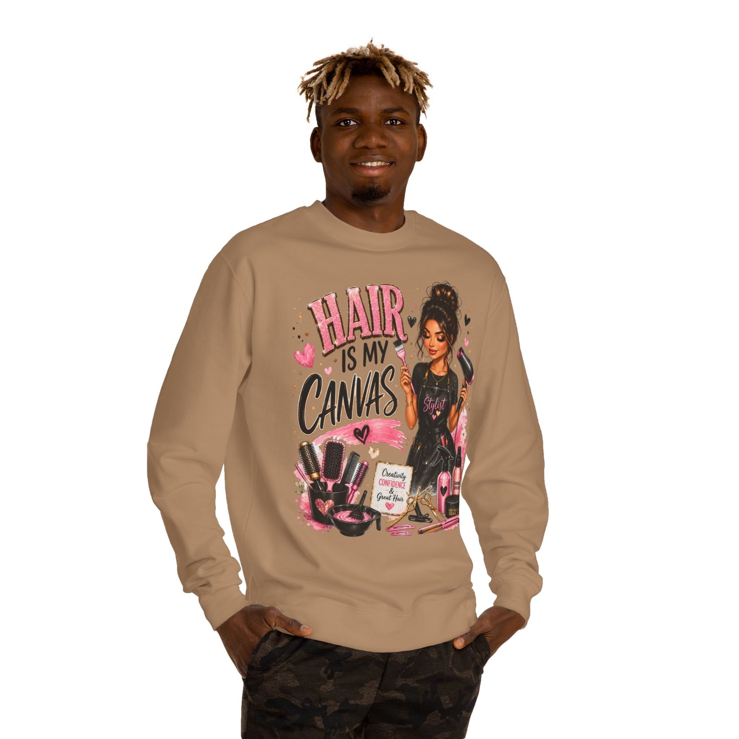 Hair Is My Canvas Sweatshirt
