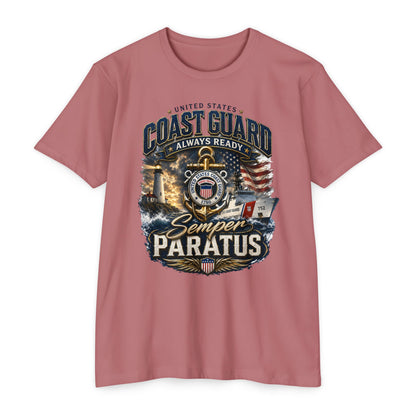 Coast Guard Semper Paratus T-Shirt – U.S. Coast Guard Veteran Tee