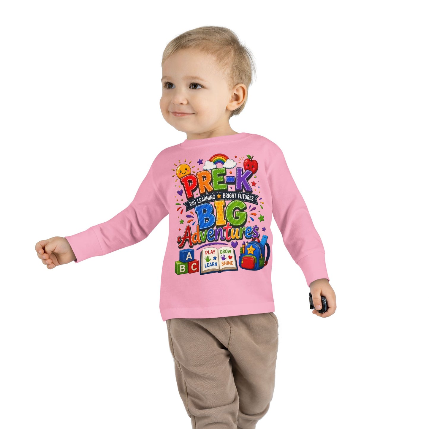 Pre-K Big Adventures Toddler Long Sleeve Tee