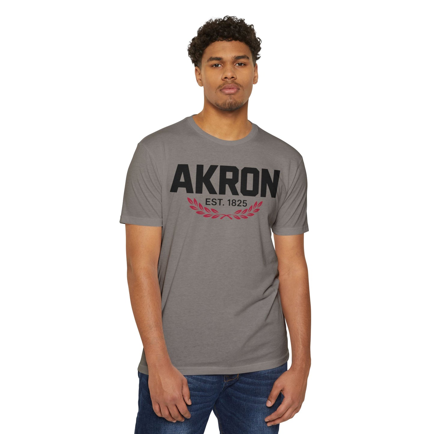 Akron EST. 1825 Retro City T-Shirt — Vintage Collegiate Tee