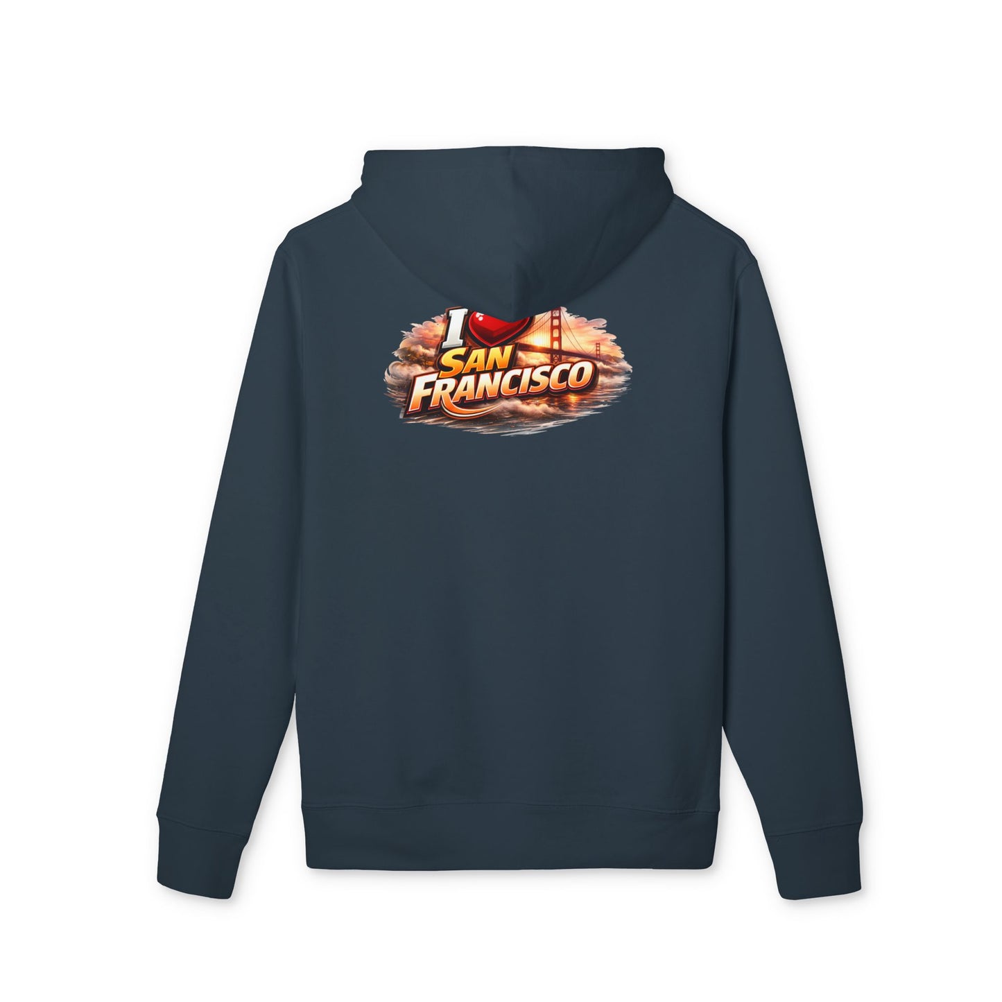 I Love San Francisco Hoodie — Retro City Skyline Graphic