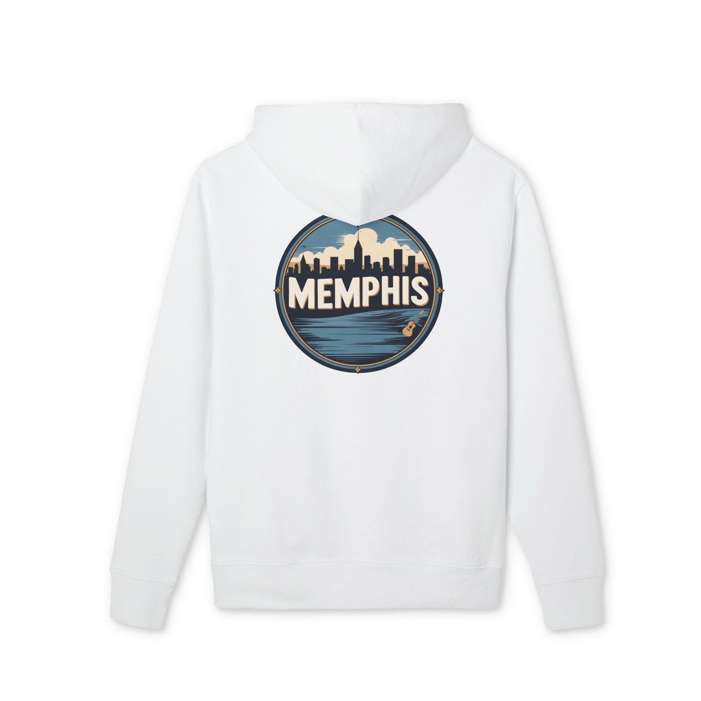Memphis Skyline Hoodie — Retro Cityscape Pullover