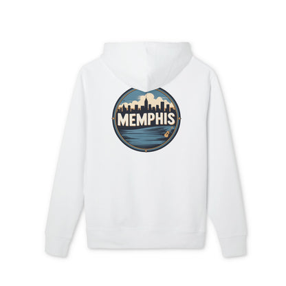 Memphis Skyline Hoodie — Retro Cityscape Pullover