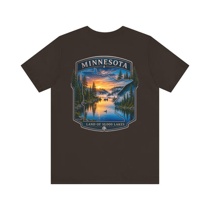 Minnesota Lakes Sunset T‑Shirt