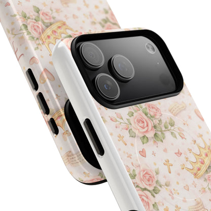 Daughter of the King Floral Phone Case — Tough Magnetic Protective Cover