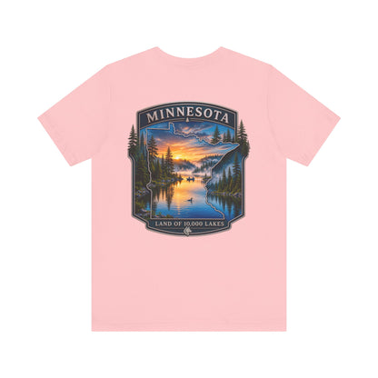 Minnesota Lakes Sunset T‑Shirt
