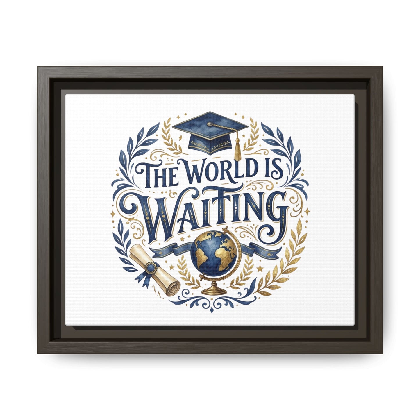 Matte Canvas, Framed (Multi-color)