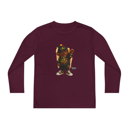 T-Shirt — Kids Rasta Teddy Graphic Long Sleeve