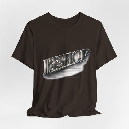 Bishop Retro Chrome Logo T‑Shirt