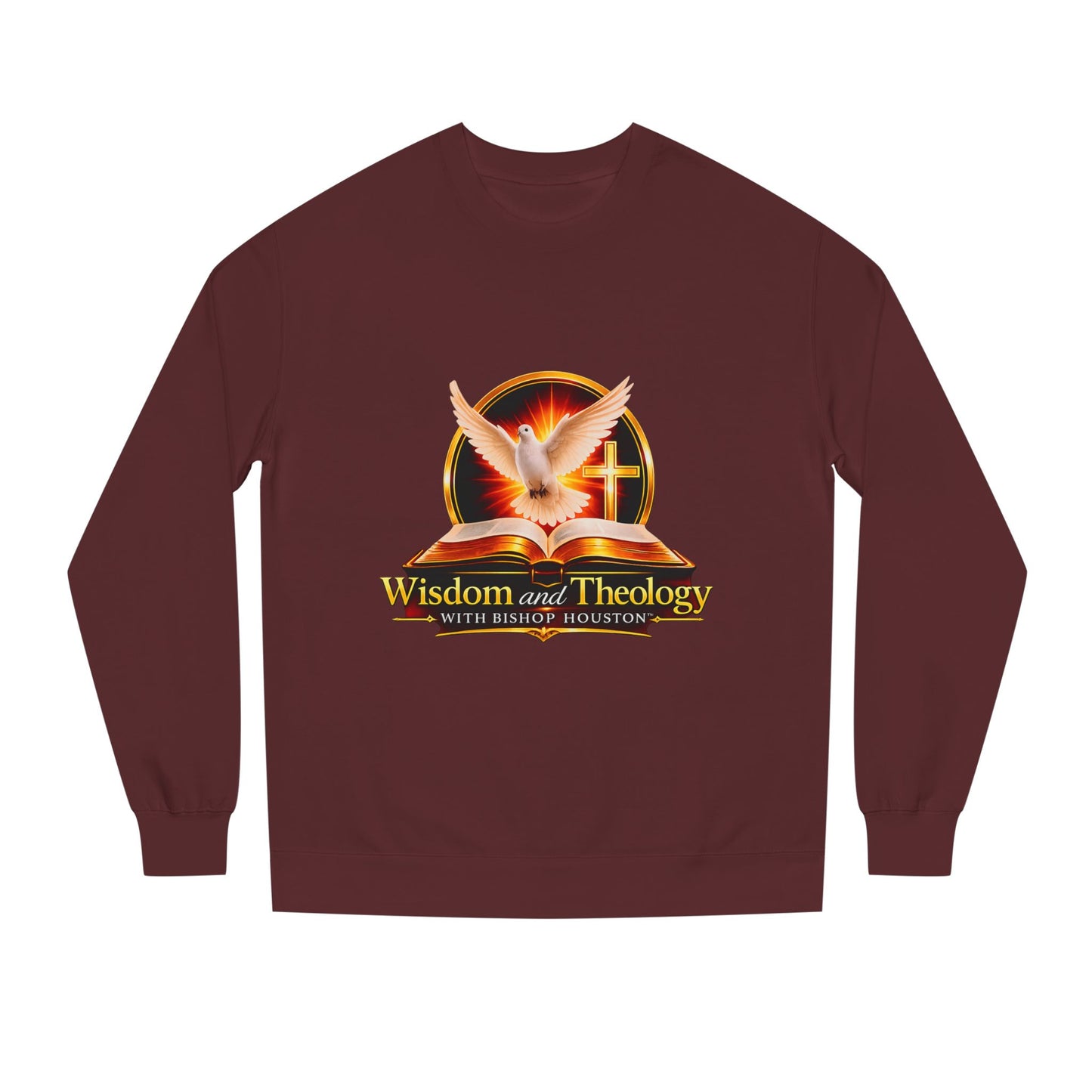 Wisdom and Theology Crewneck Sweatshirt — Dove & Cross Christian Pullover