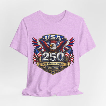 USA 250th Eagle T-Shirt — 1776–2026 Patriotic American Independence Tee
