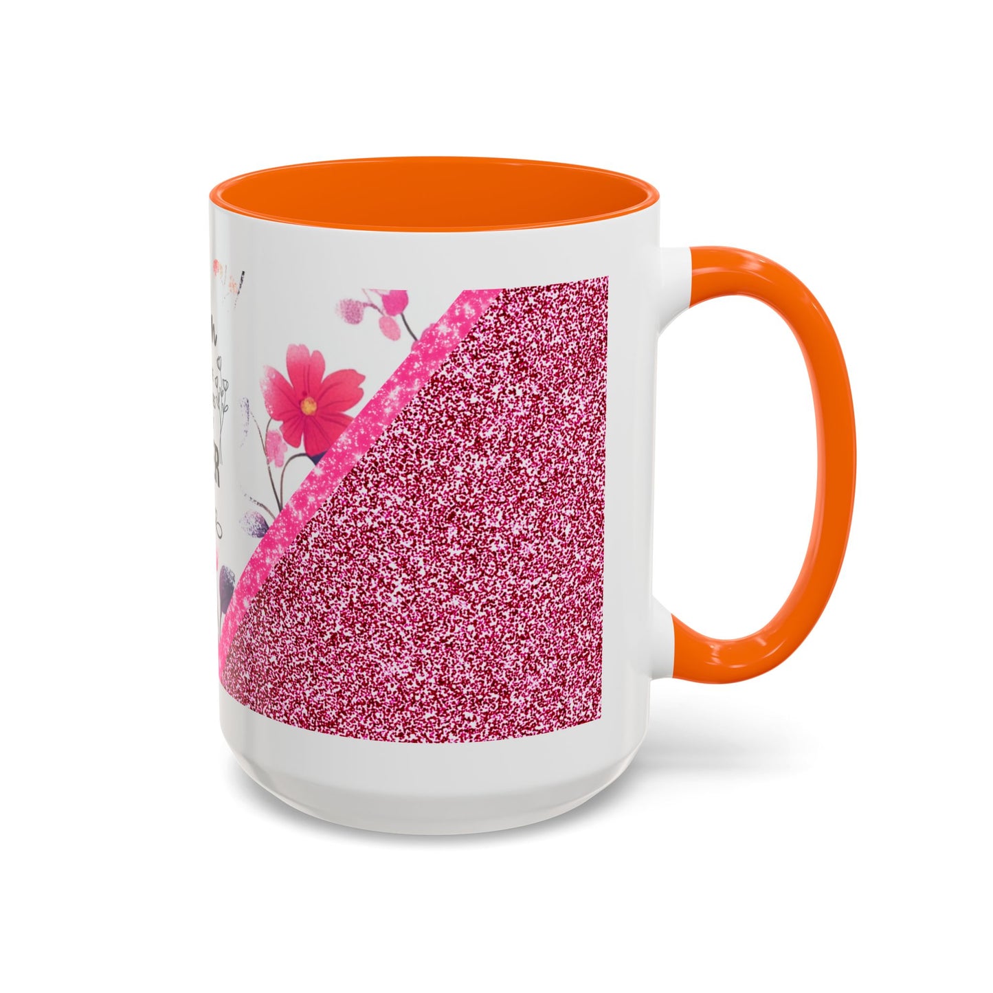 Mom Forever Coffee Mug — "Where Love Always Shines and Truly Never Ends" Floral Accent