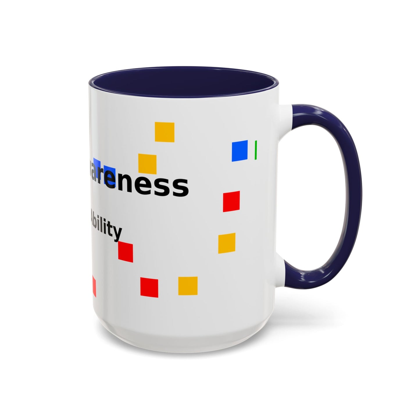 Autism Awareness Accent Mug - "See the Ability" Coffee Cup