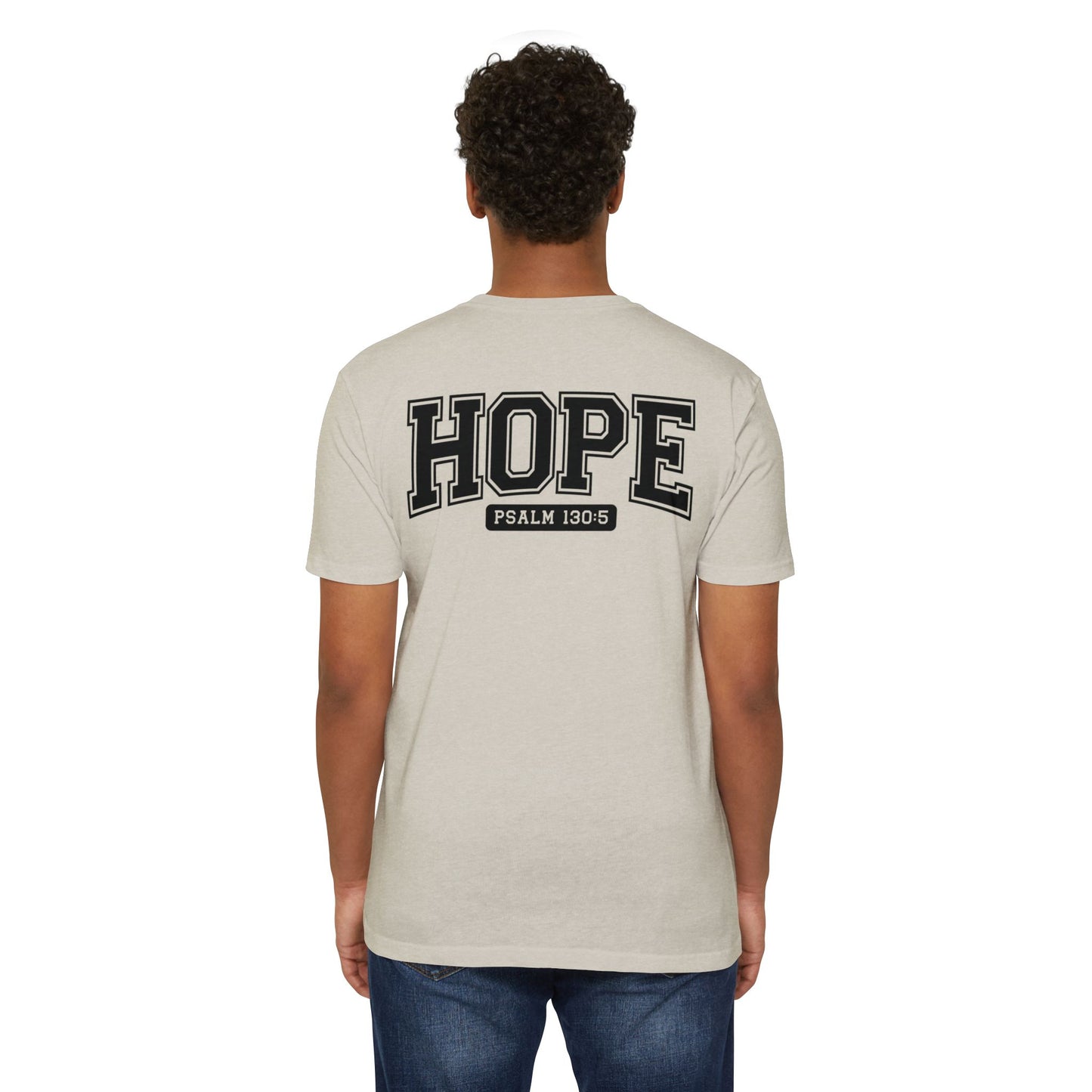 Hope Psalm 130:5 T-Shirt — Inspirational Faith Tee