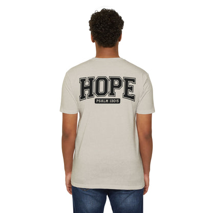 Hope Psalm 130:5 T-Shirt — Inspirational Faith Tee
