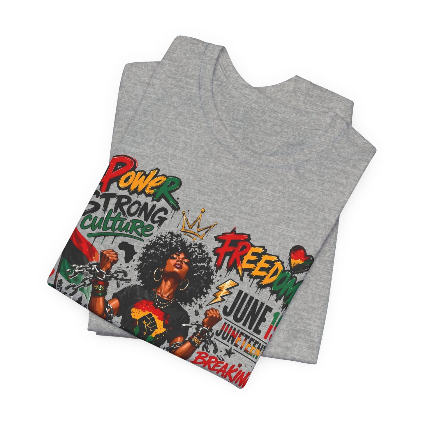 Juneteenth Freedom T-Shirt — Black Is Beautiful Graphic Tee