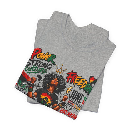 Juneteenth Freedom T-Shirt — Black Is Beautiful Graphic Tee