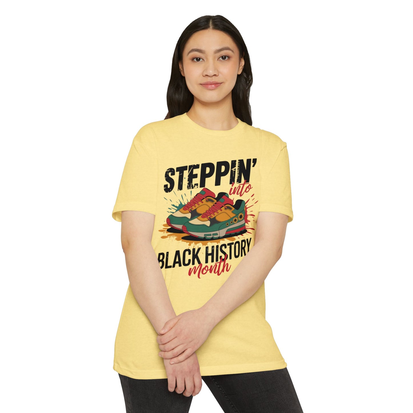 Steppin' Into Black History Month T-Shirt