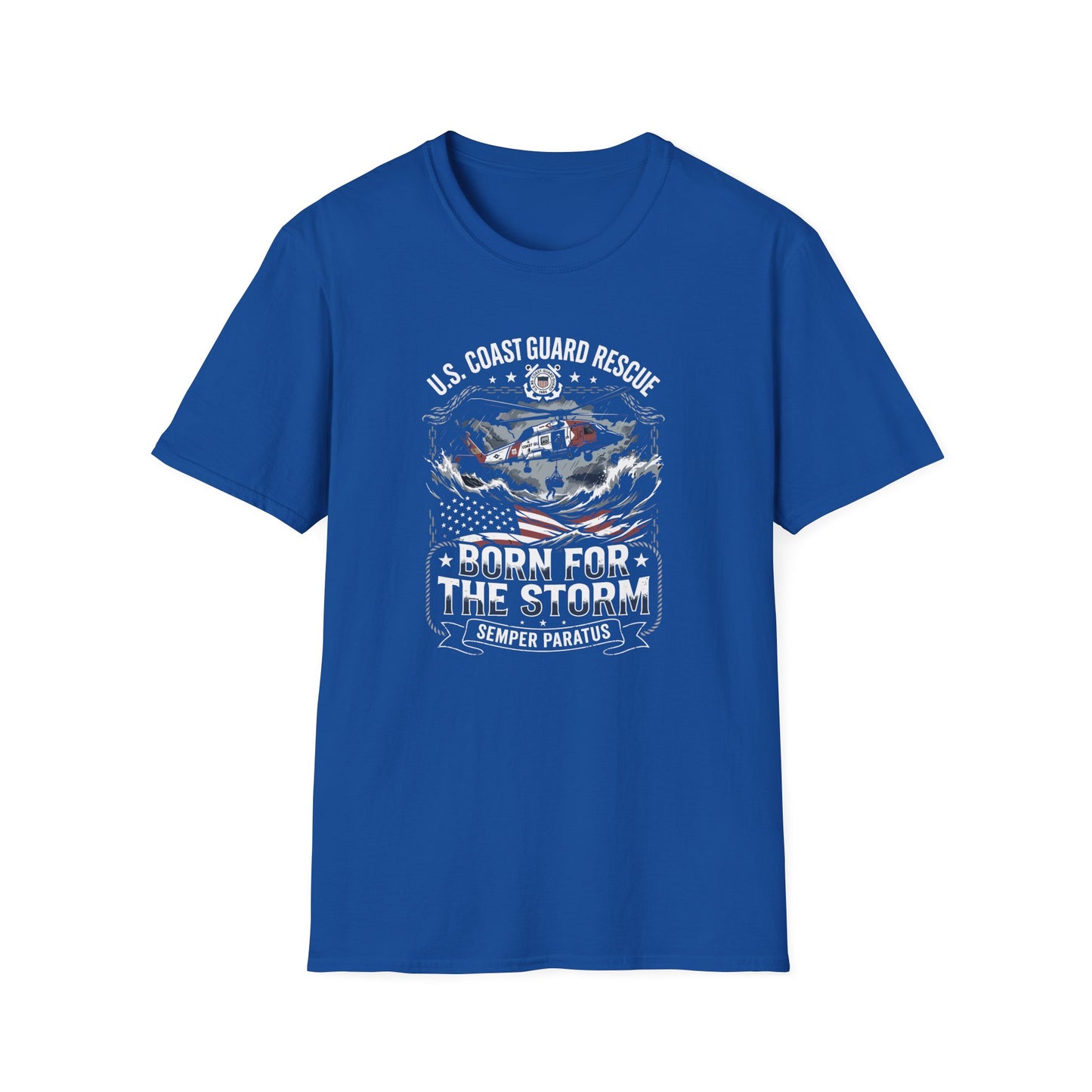 U.S Coast Guard Rescue Born for the Storm T-Shirt