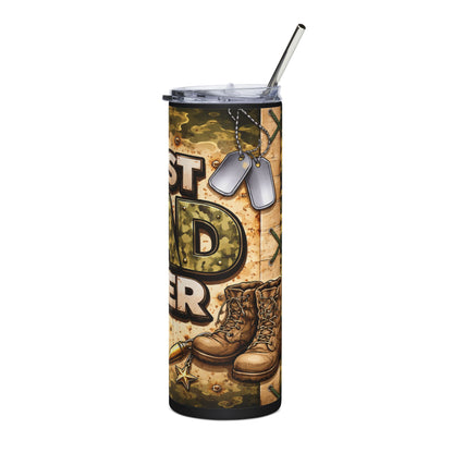 Army Camo "Best Dad Ever" 20oz Stainless Steel Tumbler