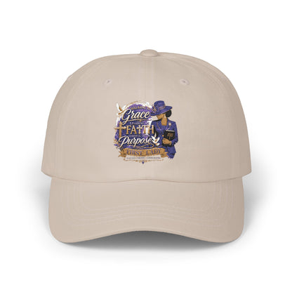 Dad Cap – Grace, Faith & Purpose Embroidered Hat (Faith-Inspired Gift)