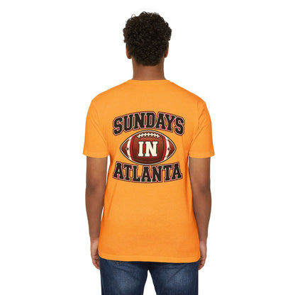 Sundays in Atlanta Football T-Shirt