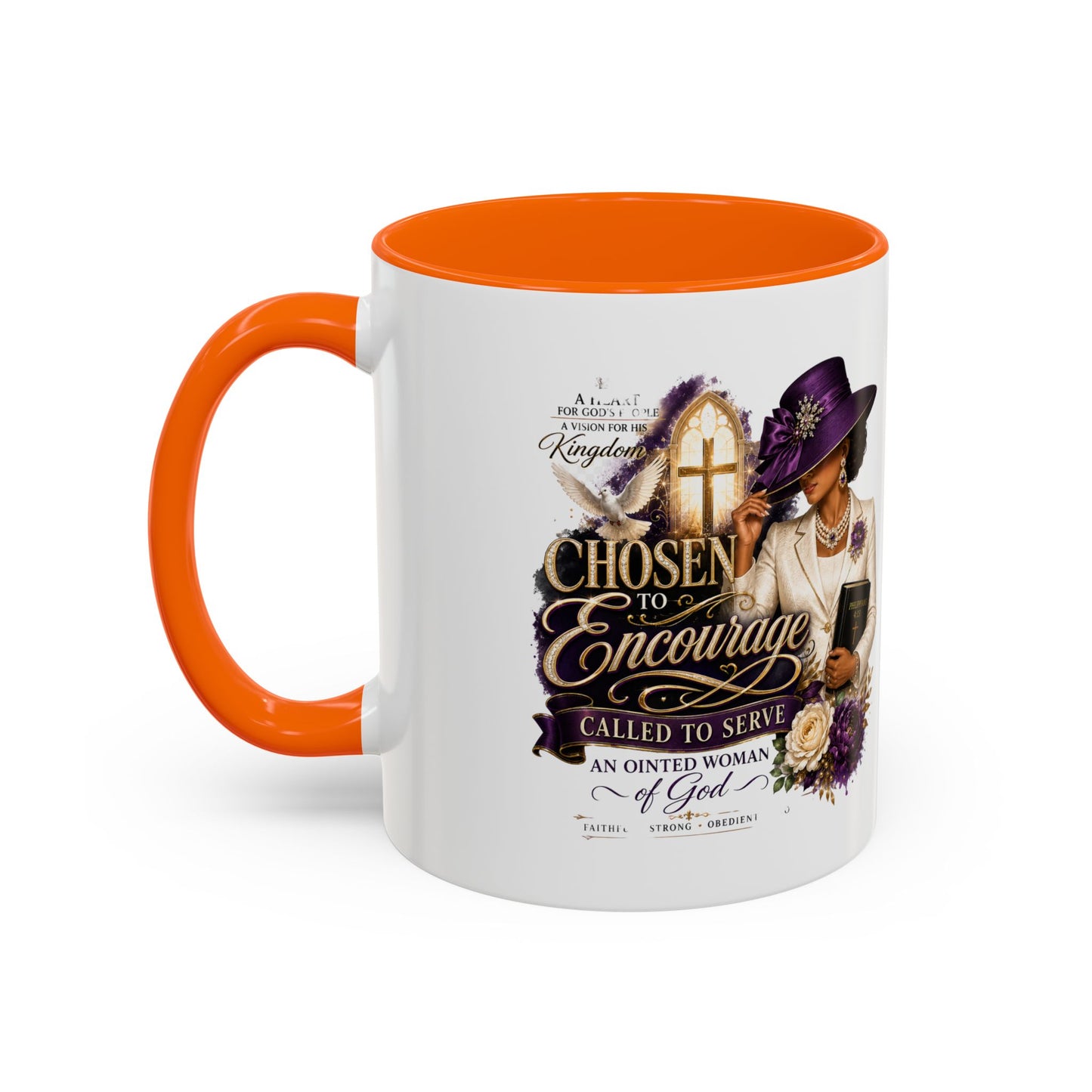 Chosen to Encourage Coffee Mug — Christian Woman Faith Gift (11/15oz)