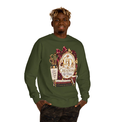 Creations by Damaris Graphic Sweatshirt — Cozy Artist Logo Crewneck