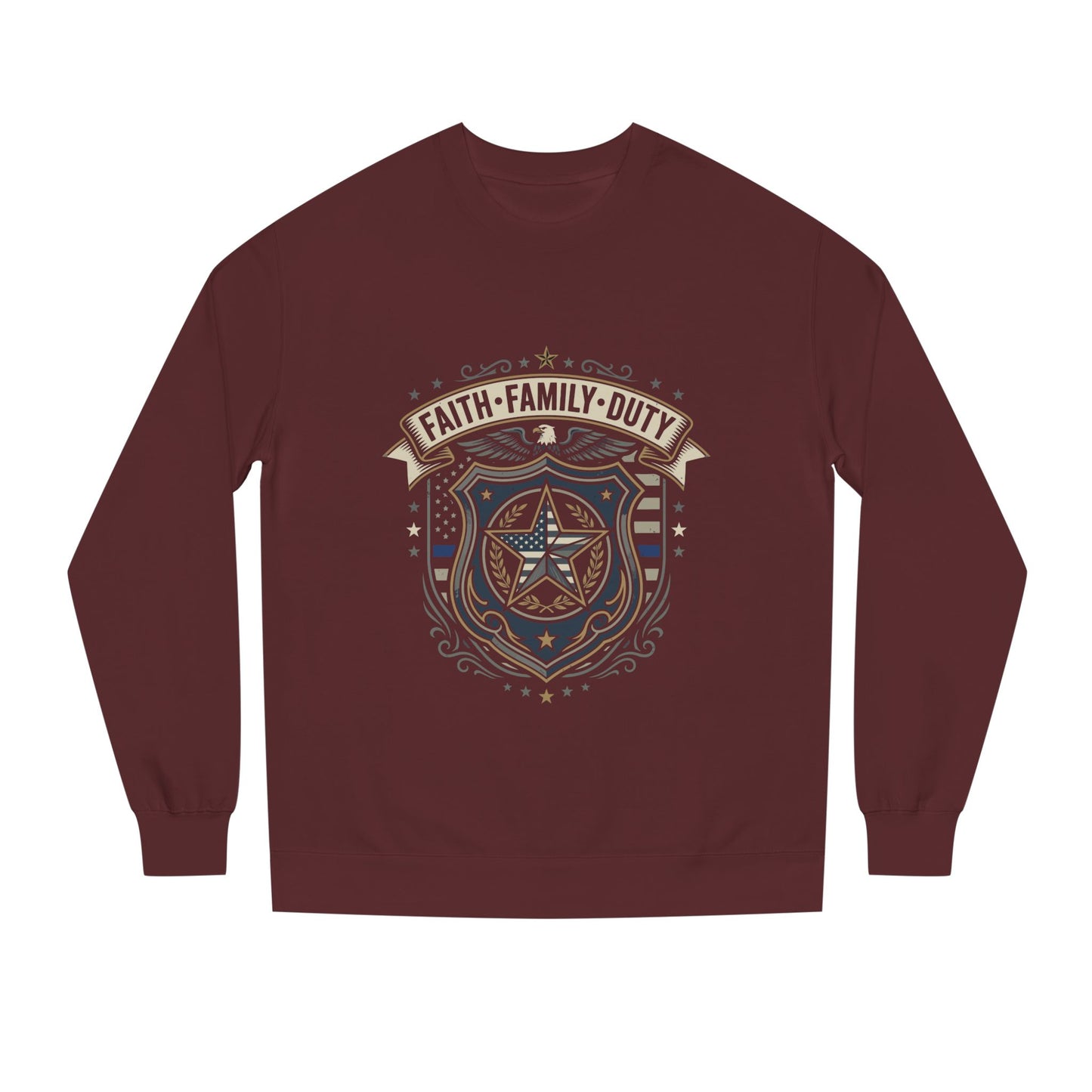 Faith • Family • Duty Badge Sweatshirt