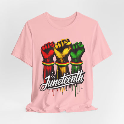 Juneteenth Fist T-Shirt — Black Liberation Pride Tee