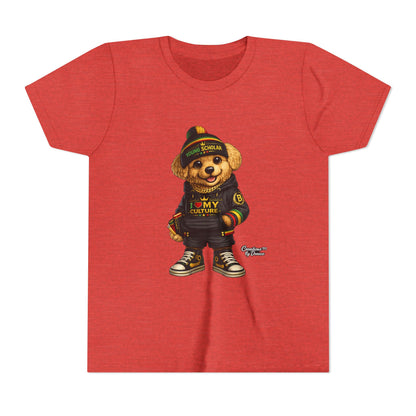 Youth Bear Graphic Tee – "I Love My Culture" Urban Streetwear