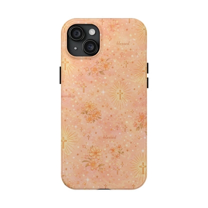 Blessed in Grace Phone Case | Christian floral iPhone Case
