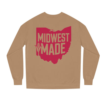 Midwest Made Sweatshirt — Ohio State Outline Corn Graphic Crewneck